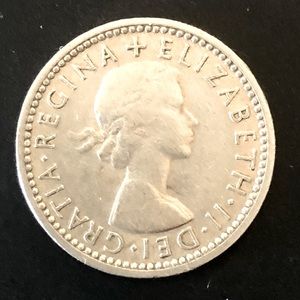 WEDDING SIXPENCE - LUCKY BRIDAL GIFT - ANNIVERSARY BIRTHDAY